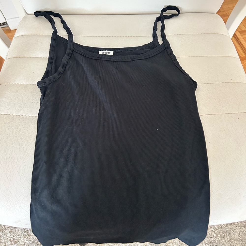 Aritzia Sunday Best Black Camisole Top